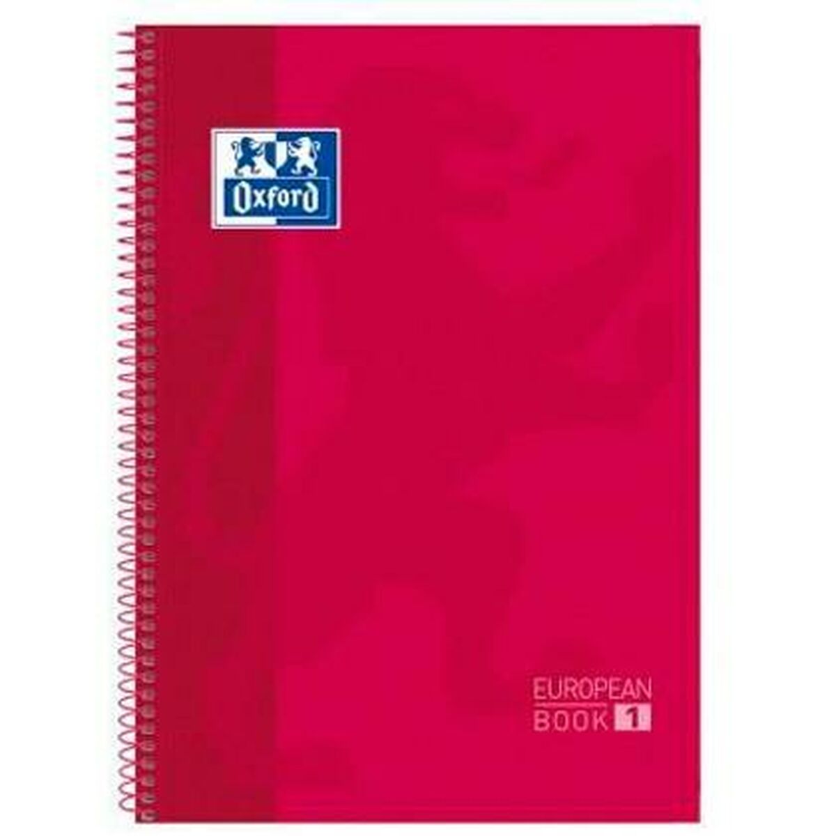 Anteckningsbok Oxford European Book Röd A4 5 Delar - 2