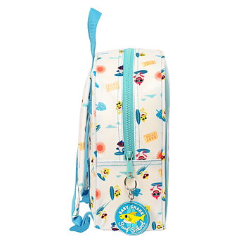 Barnryggsäck Baby Shark Surfing Blå Vit 22 x 27 x 10 cm