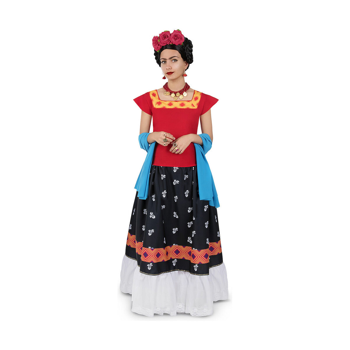 Maskeraddräkt vuxna My Other Me Frida Kahlo (3 Delar) - 4