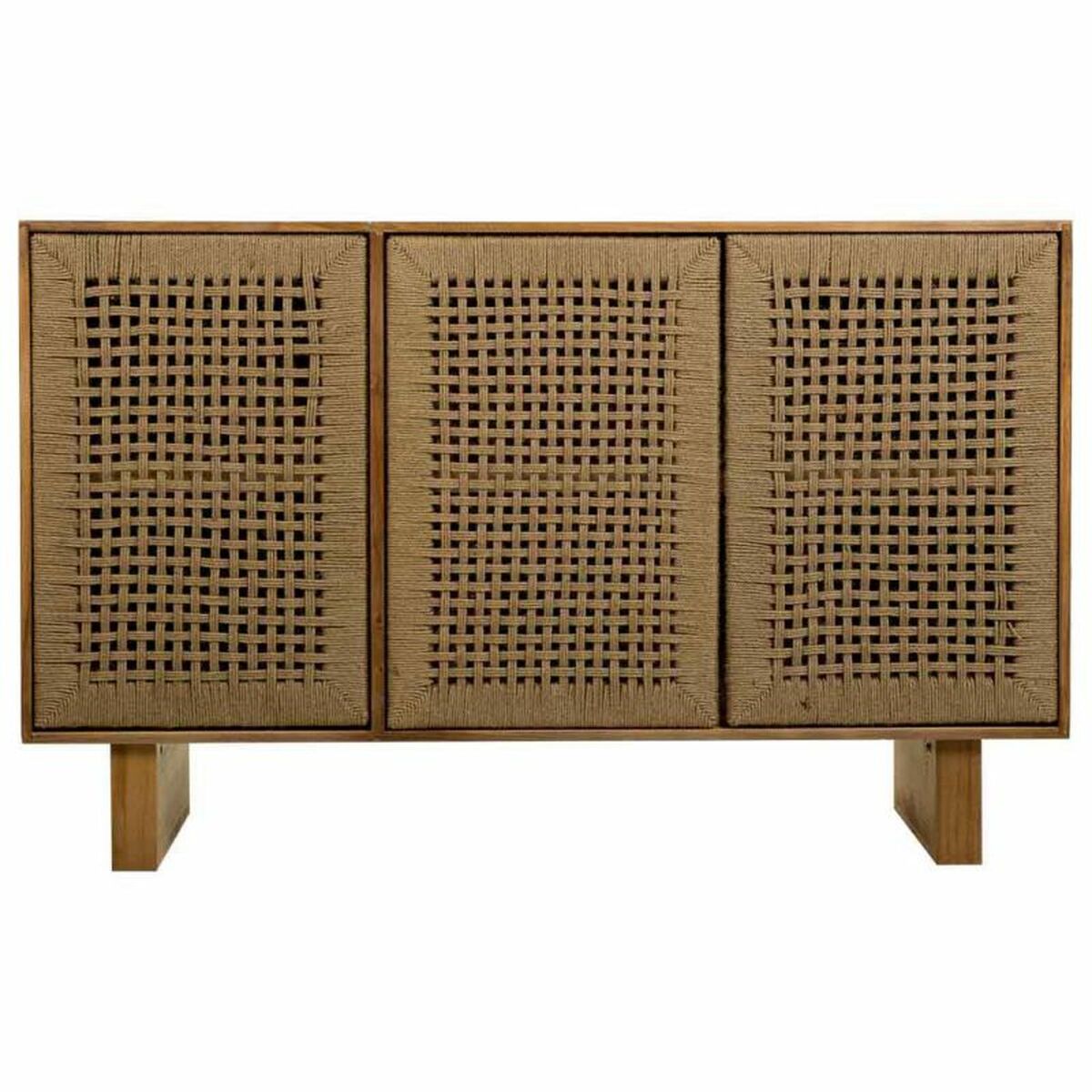 Skänk Alexandra House Living Brun Granträ Paulowniaträ 36 x 75 x 120 cm - 5