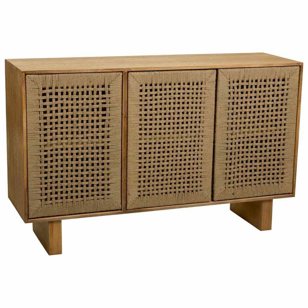 Skänk Alexandra House Living Brun Granträ Paulowniaträ 36 x 75 x 120 cm - 3