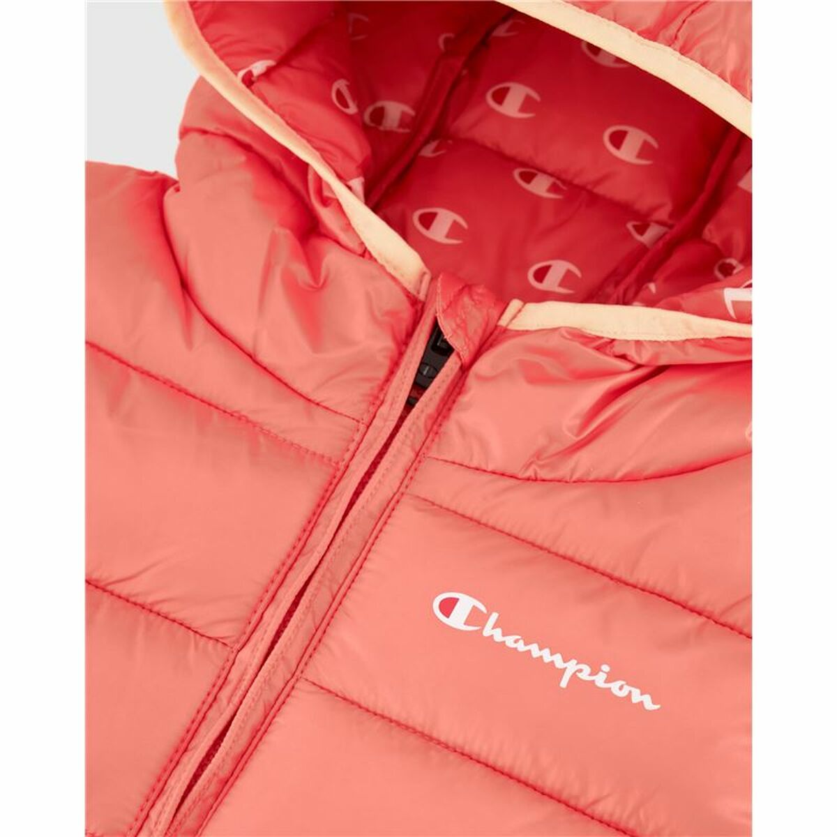 Träningsjacka Herr Champion Hooded Korall - 3