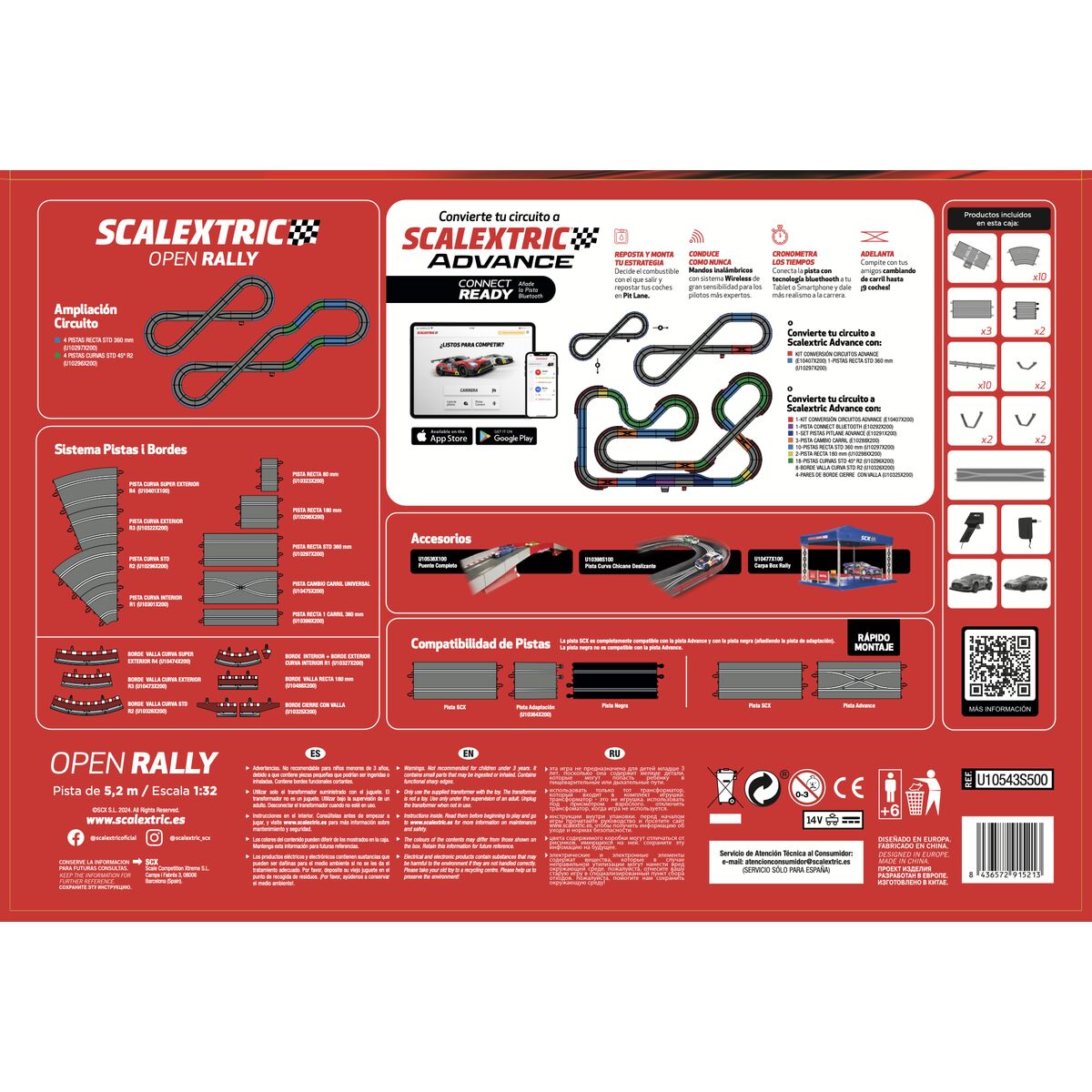 Racerbana Scalextric Open Rally 233 x 77 cm - 2
