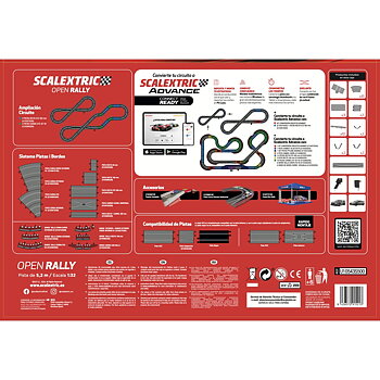 Racerbana Scalextric Open Rally 233 x 77 cm