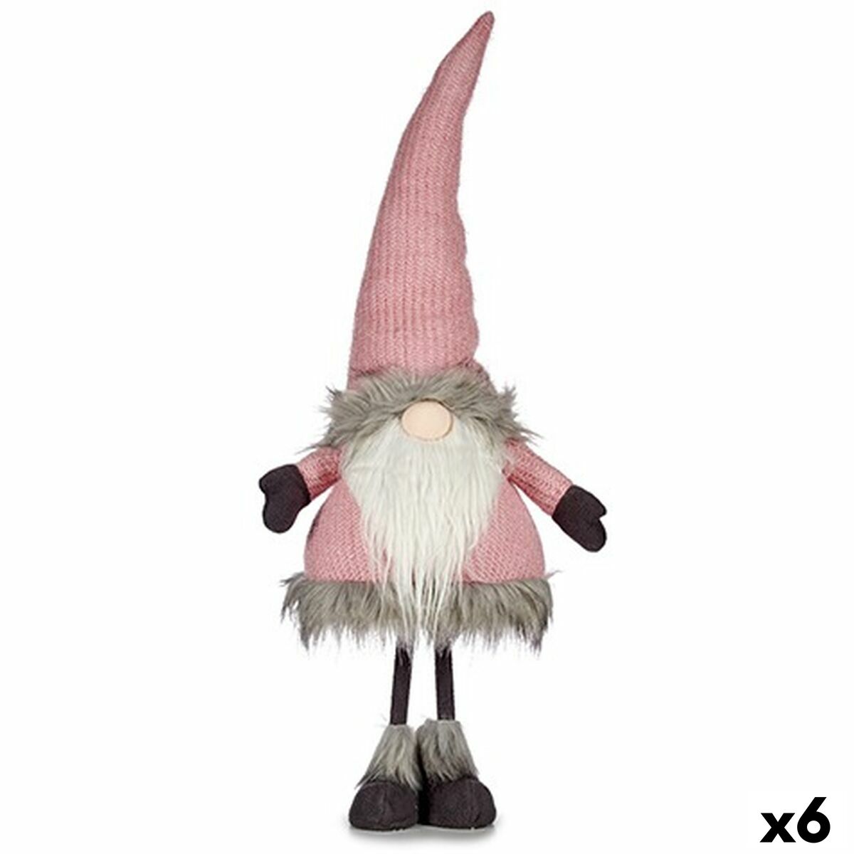 Prydnadsfigur Krist+ Rosa Tomtenisse 19 x 90 x 27 cm (6 antal) - 3