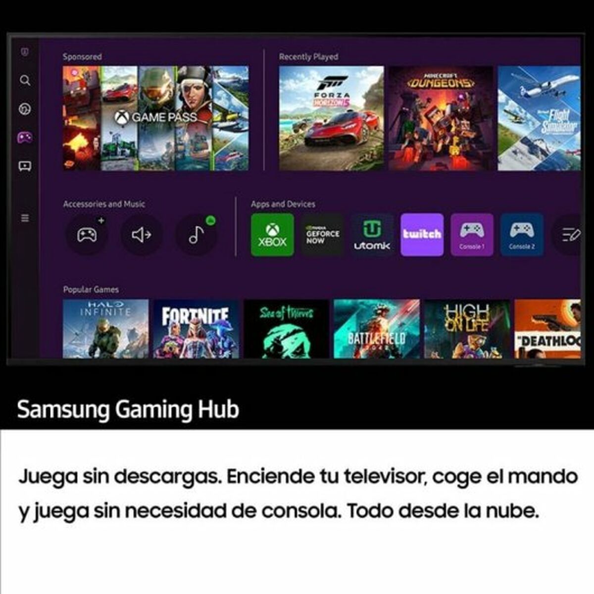 Smart TV Samsung UE43CU8072U 4K Ultra HD 43" LED HDR - 7