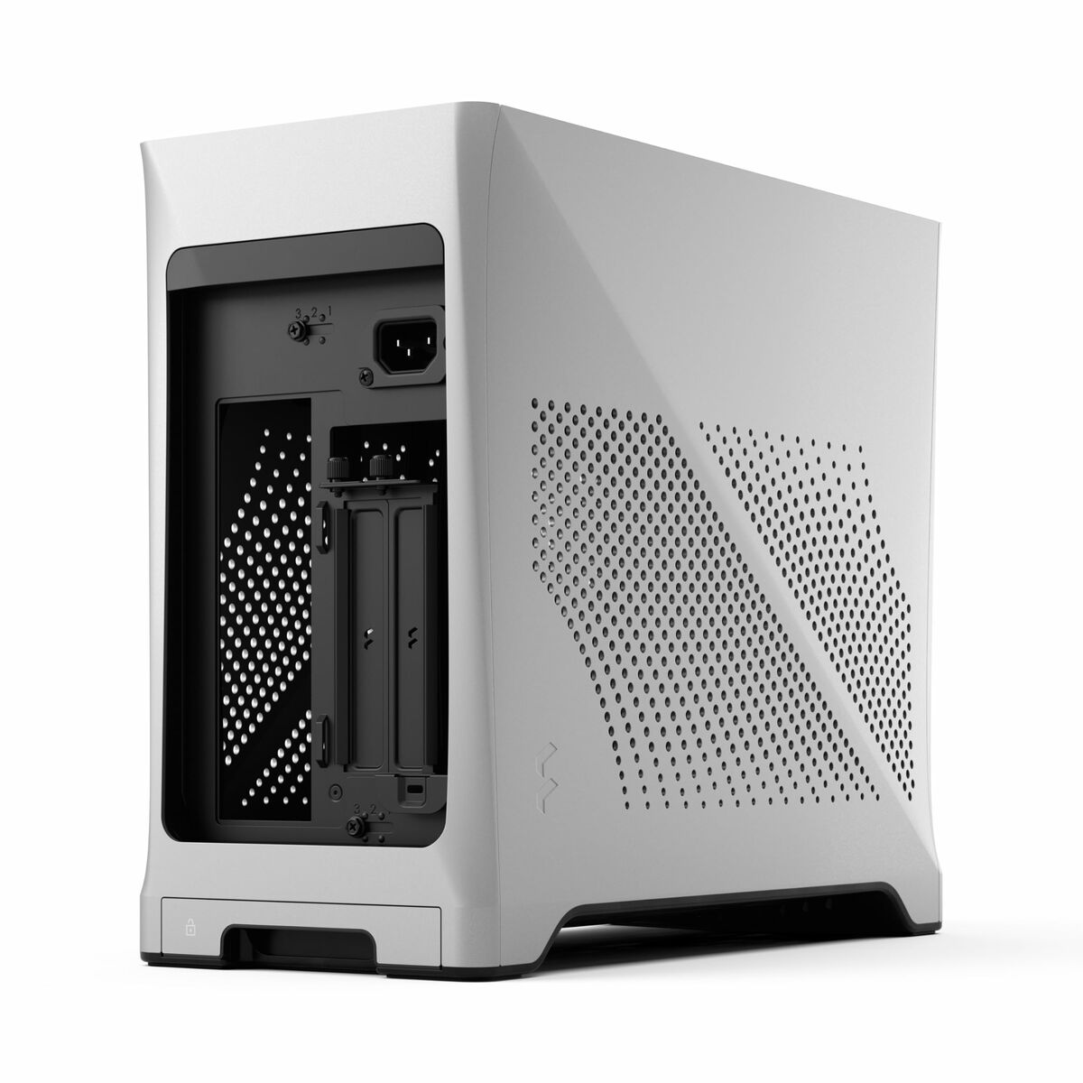 Minitorn Micro ATX / ITX Fractal Design Era 2 Silvrig - 4