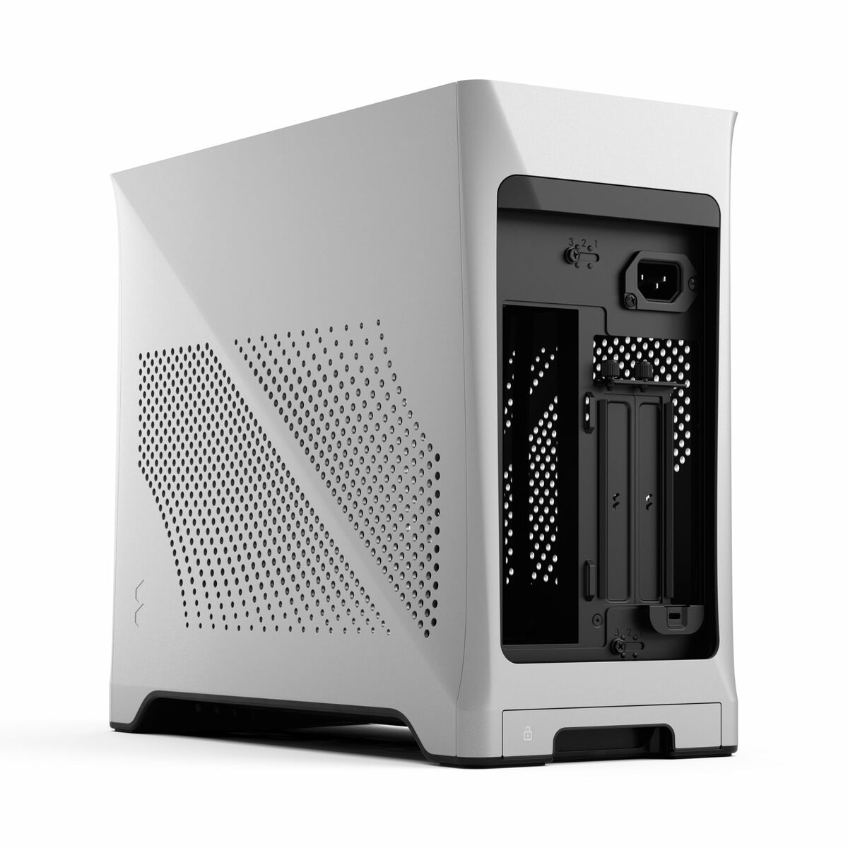 Minitorn Micro ATX / ITX Fractal Design Era 2 Silvrig - 6