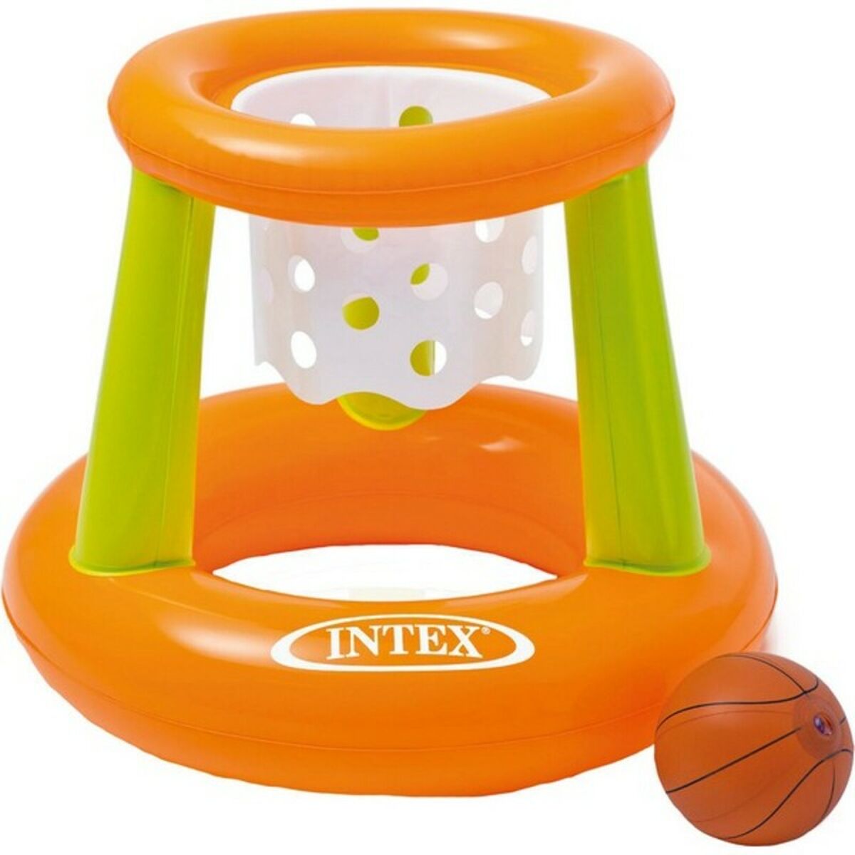 Uppblåsbar spel Intex Orange Grön Basketkorg 67 x 55 cm - 4