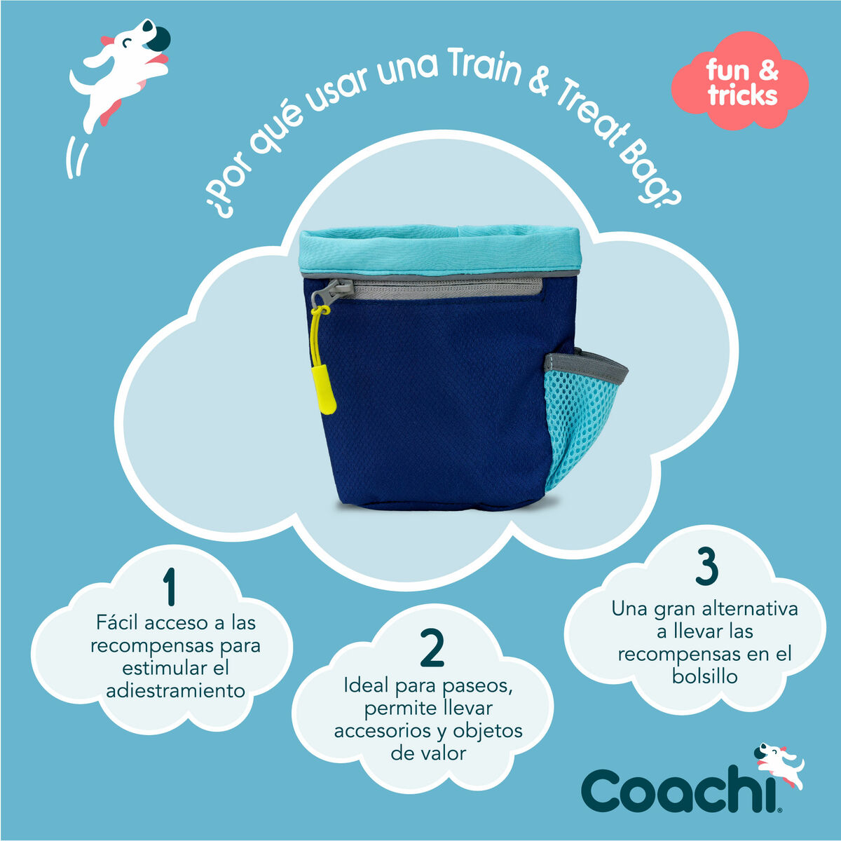 Bag Coachi Train & Treat Blå - 8