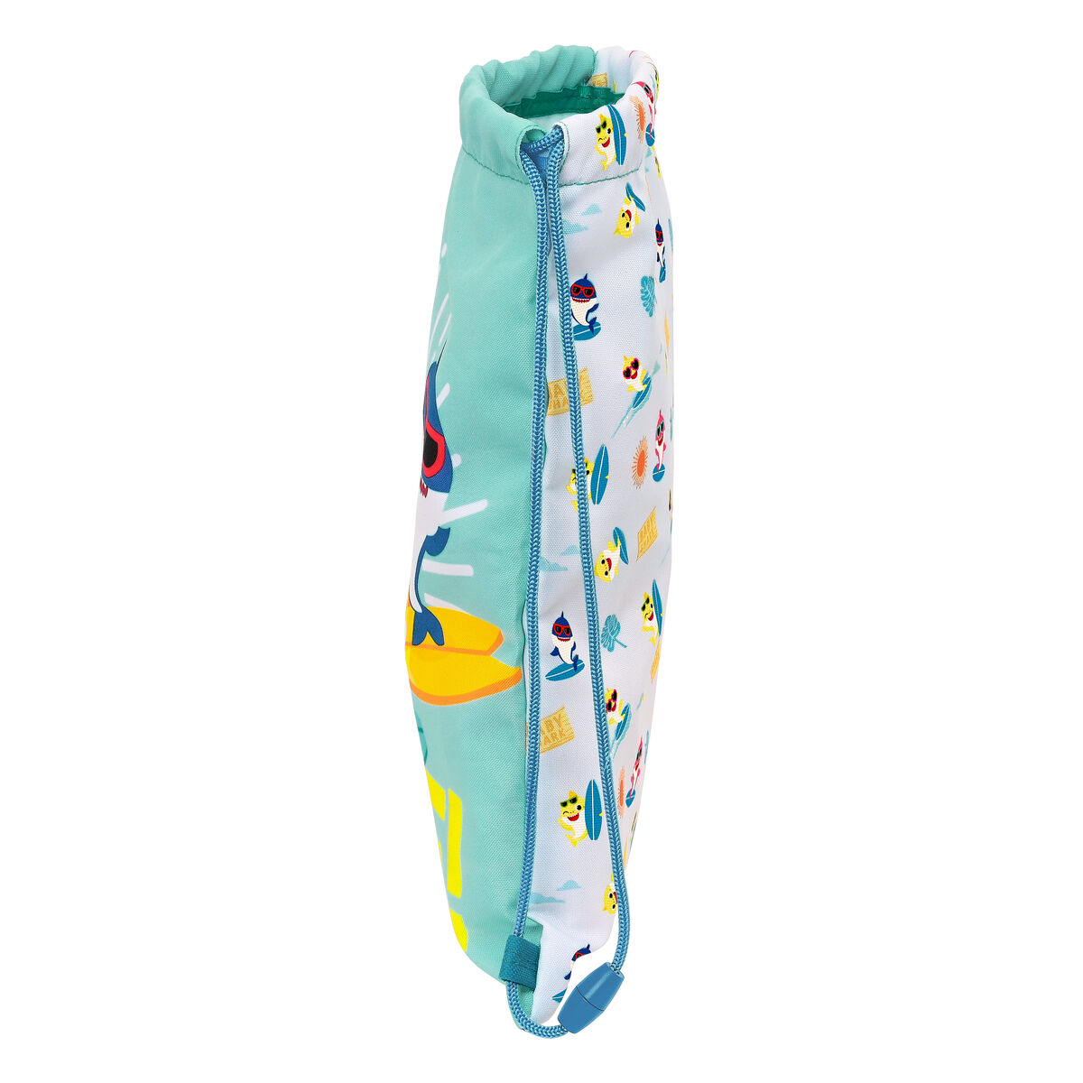 Skopåse med remmar Baby Shark Surfing Blå Vit 26 x 34 x 1 cm - 4
