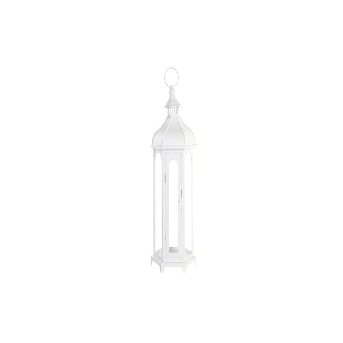 Lykta DKD Home Decor Glas Metall Vit (20 x 17 x 55 cm) - 4