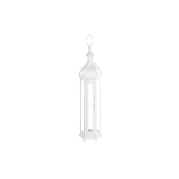 Lykta DKD Home Decor Glas Metall Vit (20 x 17 x 55 cm)