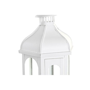 Lykta DKD Home Decor Glas Metall Vit (20 x 17 x 55 cm)