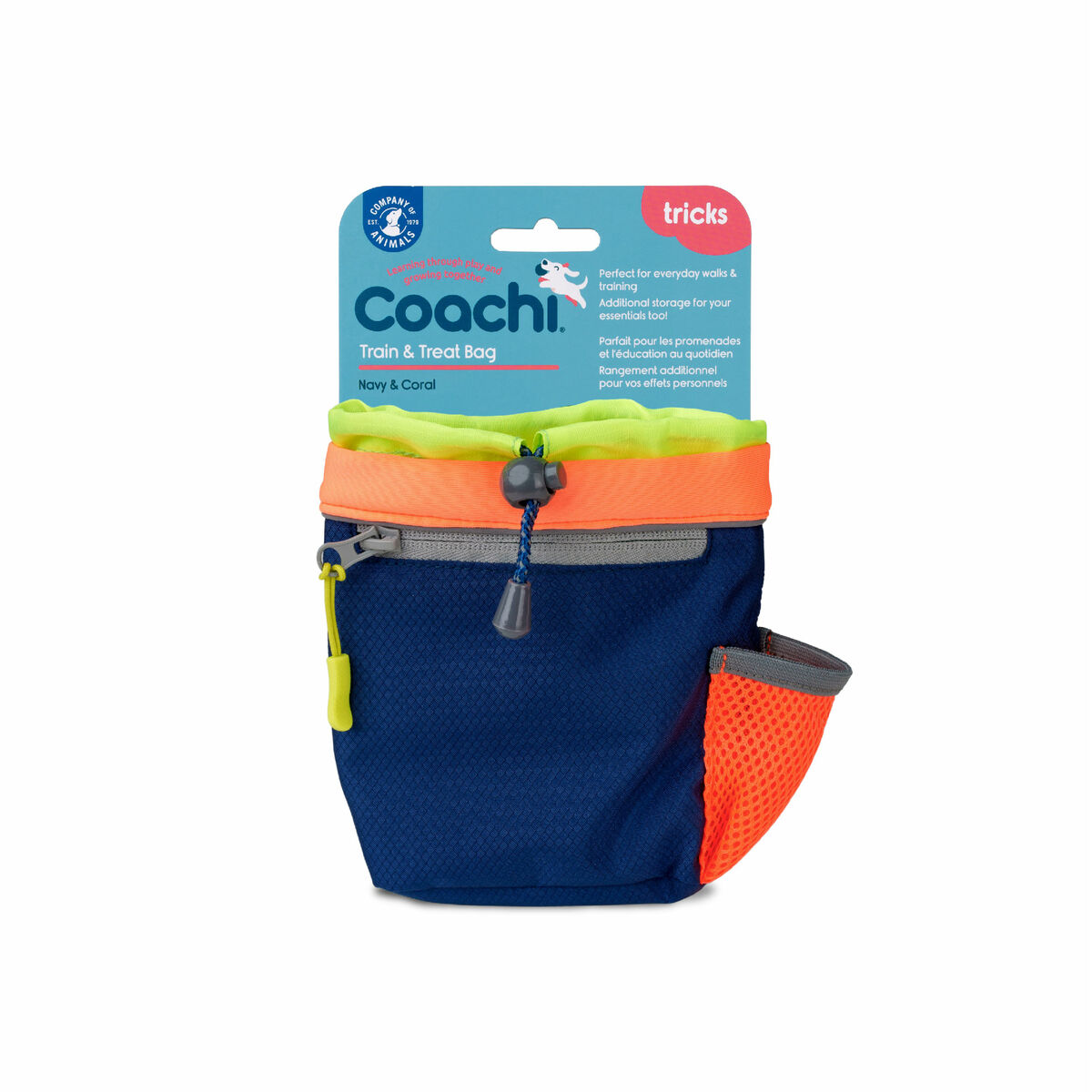 Bag Coachi Train & Treat Blå Korall