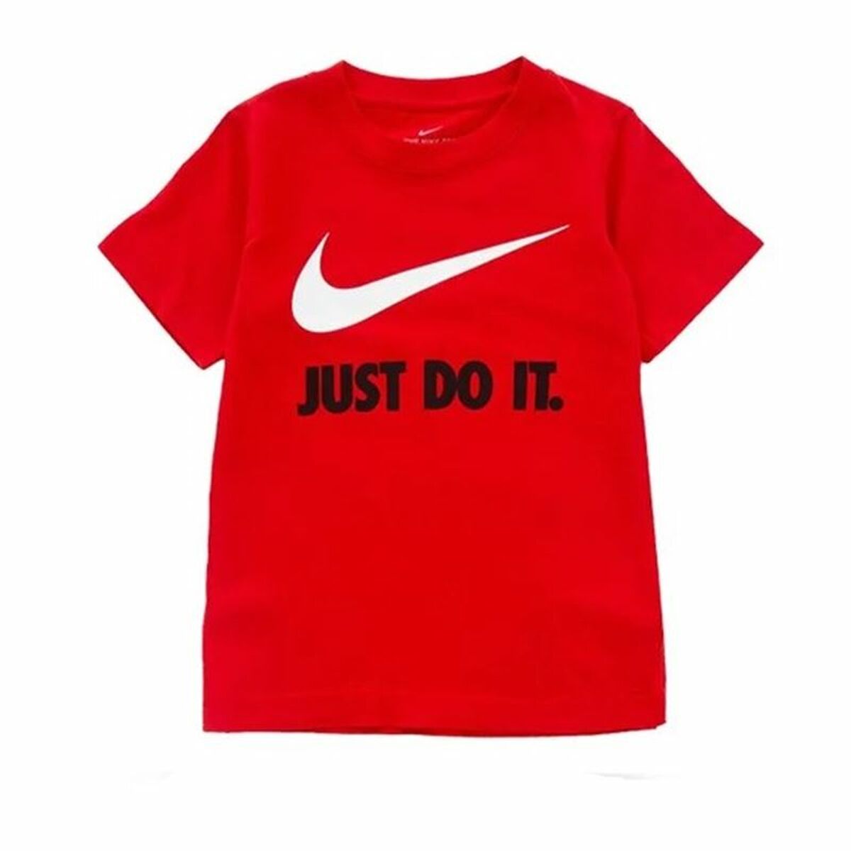 Barn T-shirt med kortärm Nike Swoosh Röd - 2