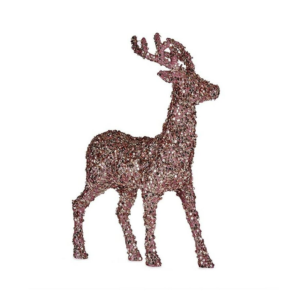 Julrenar Krist+ Rosa Gyllene Julrenar 15 x 45 x 30 cm Glitter (8 antal) - 4