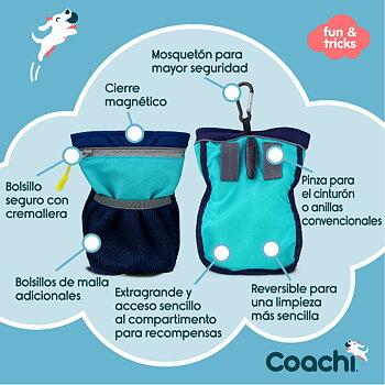 Bag Coachi Train & Treat Blå