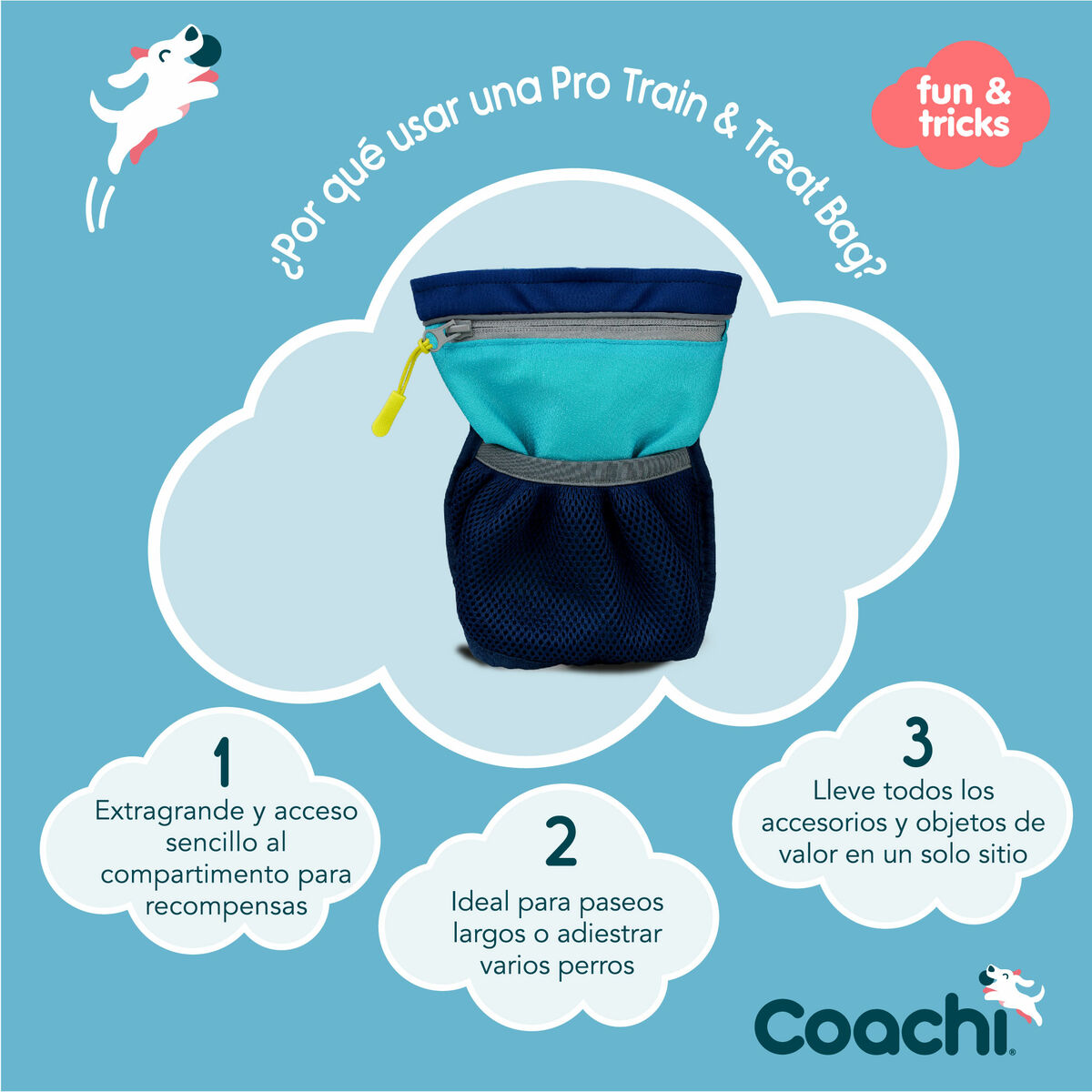 Bag Coachi Train & Treat Blå - 6