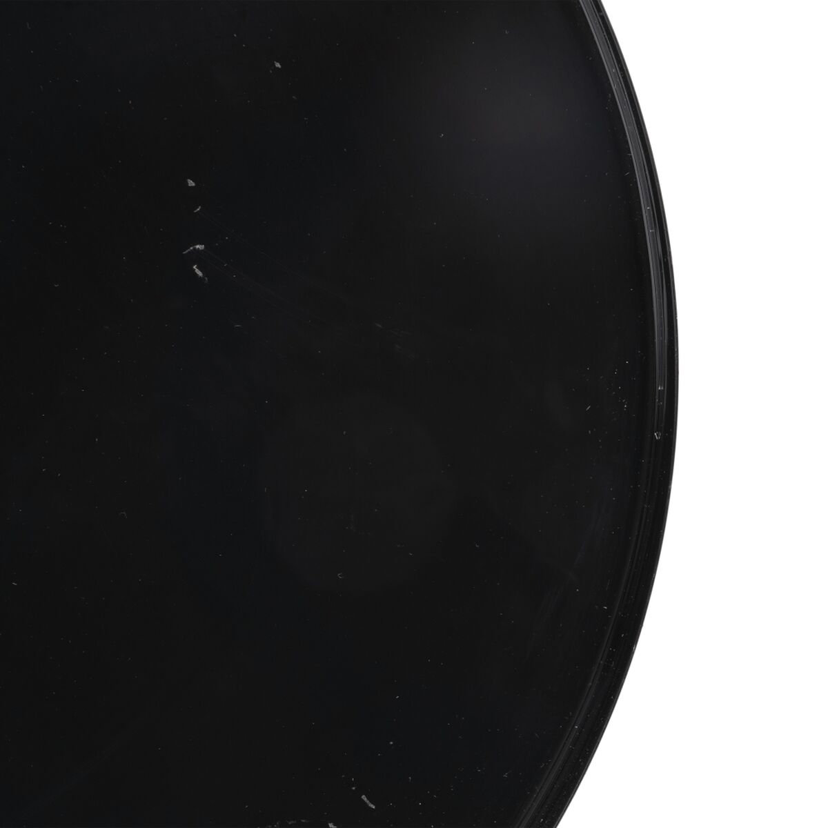 Sidobord 45 x 45 x 47 cm Glas Svart Metall Ambra - 4