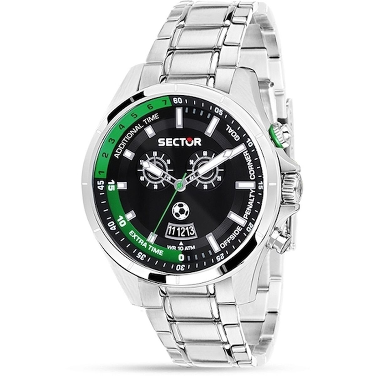 Herrklocka Sector MASTER SOCCER Svart Silvrig (Ø 46 mm)