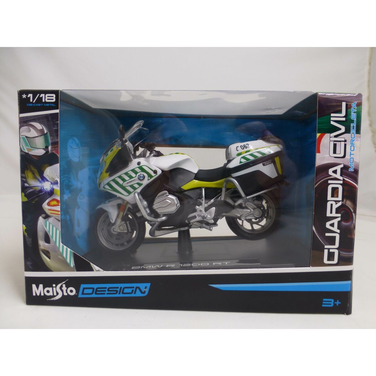 Motorcykel BMW Bmw R 1200 Rt Guardia Civil 1:18 - 2