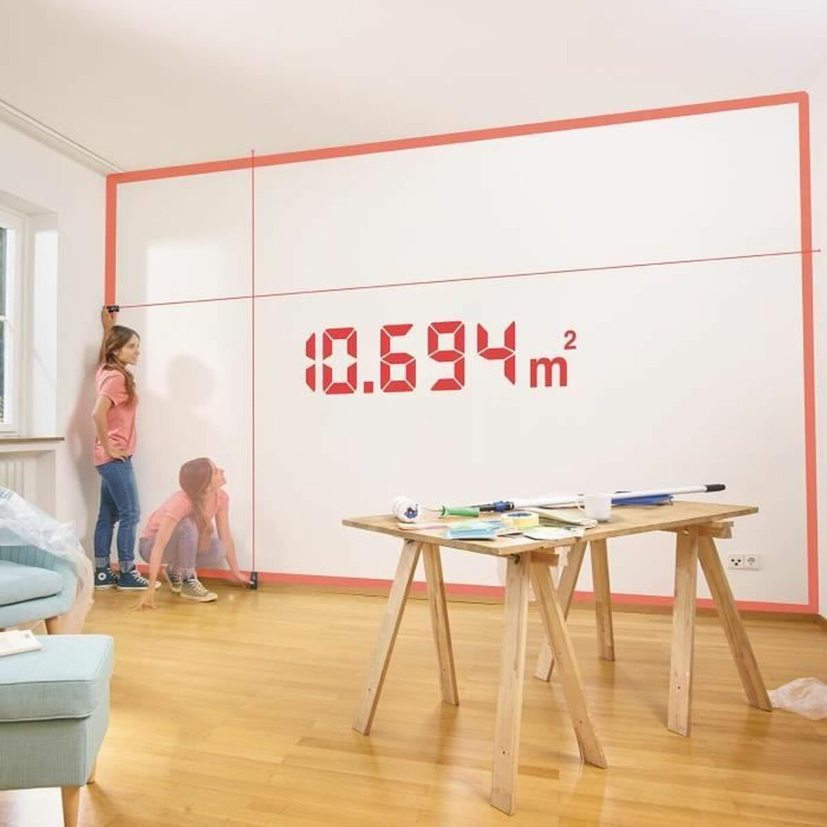 Lasernivå BOSCH +/- 0,5mm/m 20 m - 3