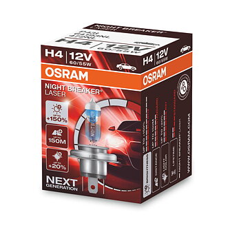 Glödlampa för bil Osram 64193NL H4 12V 60/55W 3900K