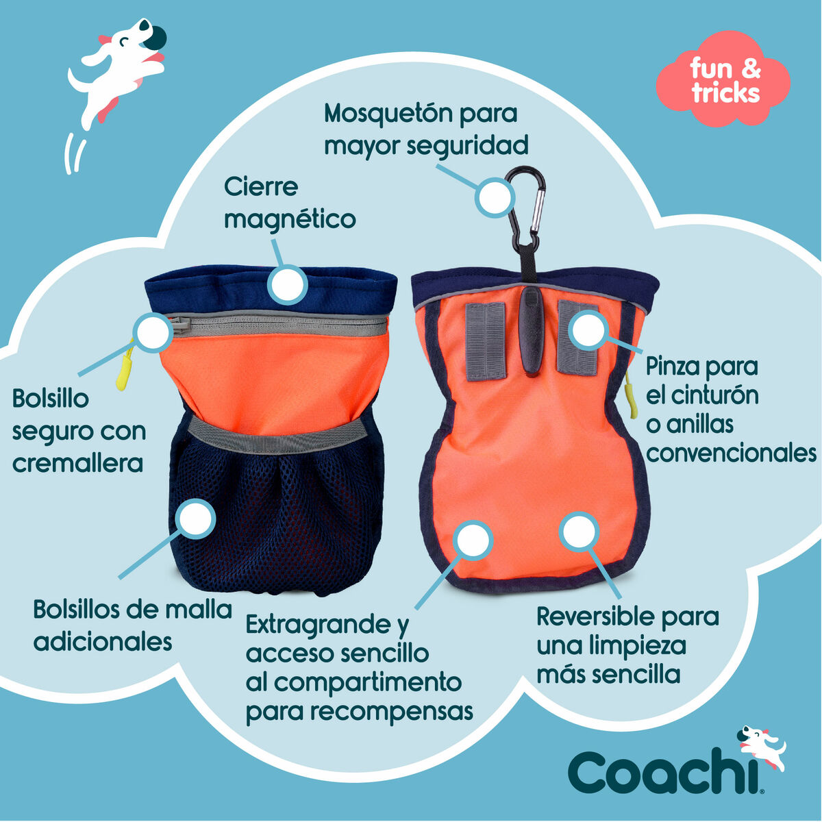 Bag Coachi Train & Treat Korall - 8