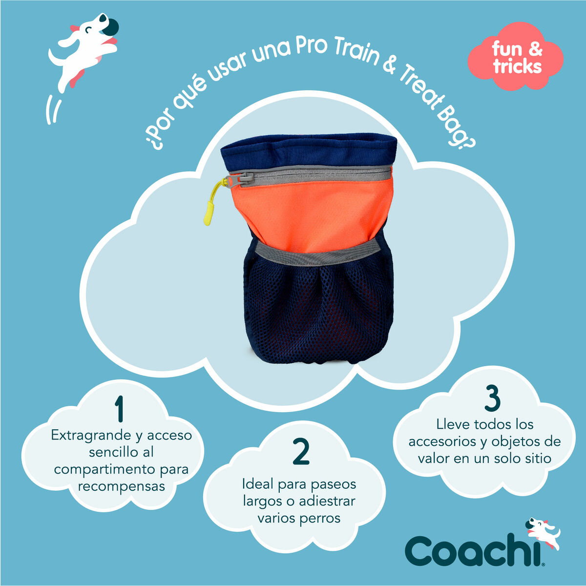 Bag Coachi Train & Treat Korall - 4
