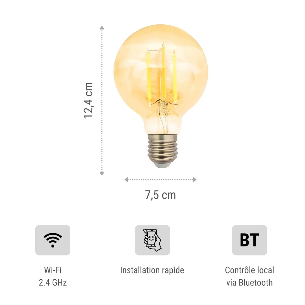 Smart-Lampa Konyks e27 E27 (6500 K) - 3