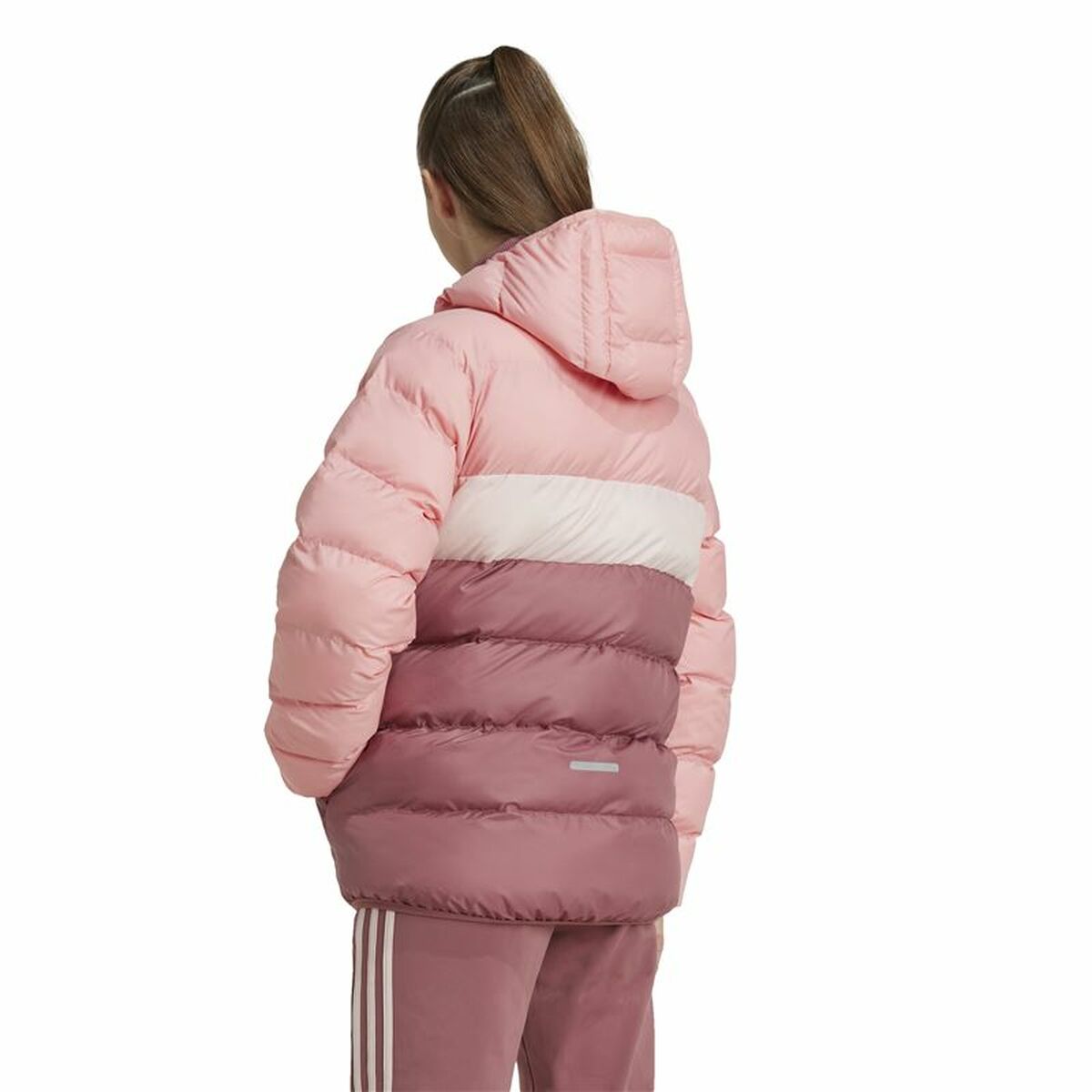 Sportjacka, Barn Adidas Synthetic Down Rosa - 3