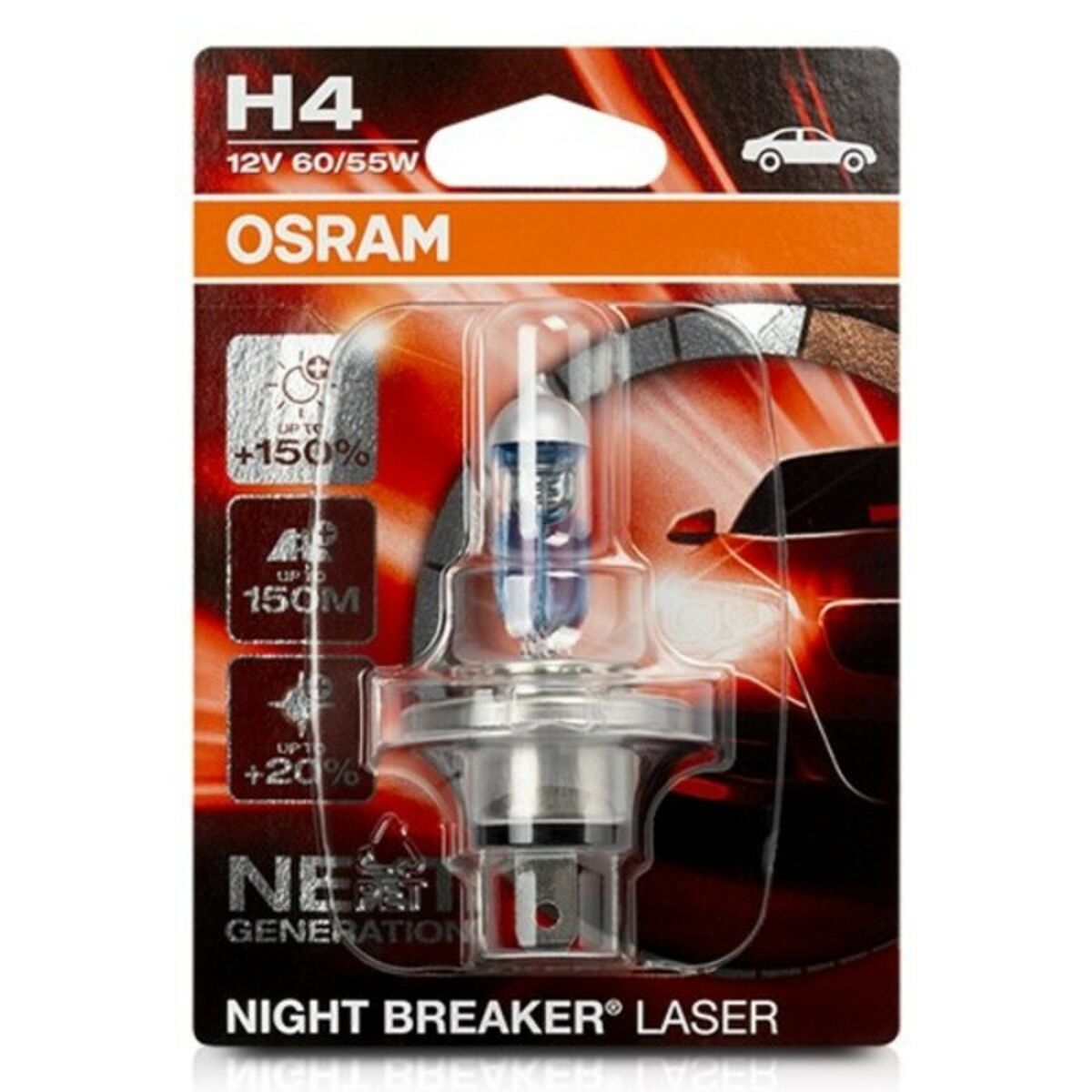 Glödlampa för bil Osram 64193NL-01B H4 12V 60/55W - 6