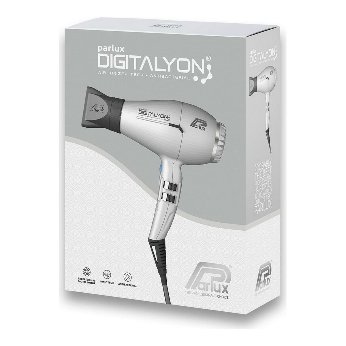 Hårtork Parlux Digitalyon Silvrig 2400 W Jonisk - 2