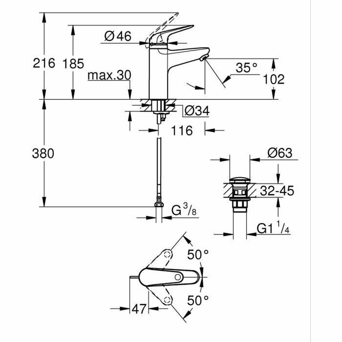 Blandare Grohe - 2