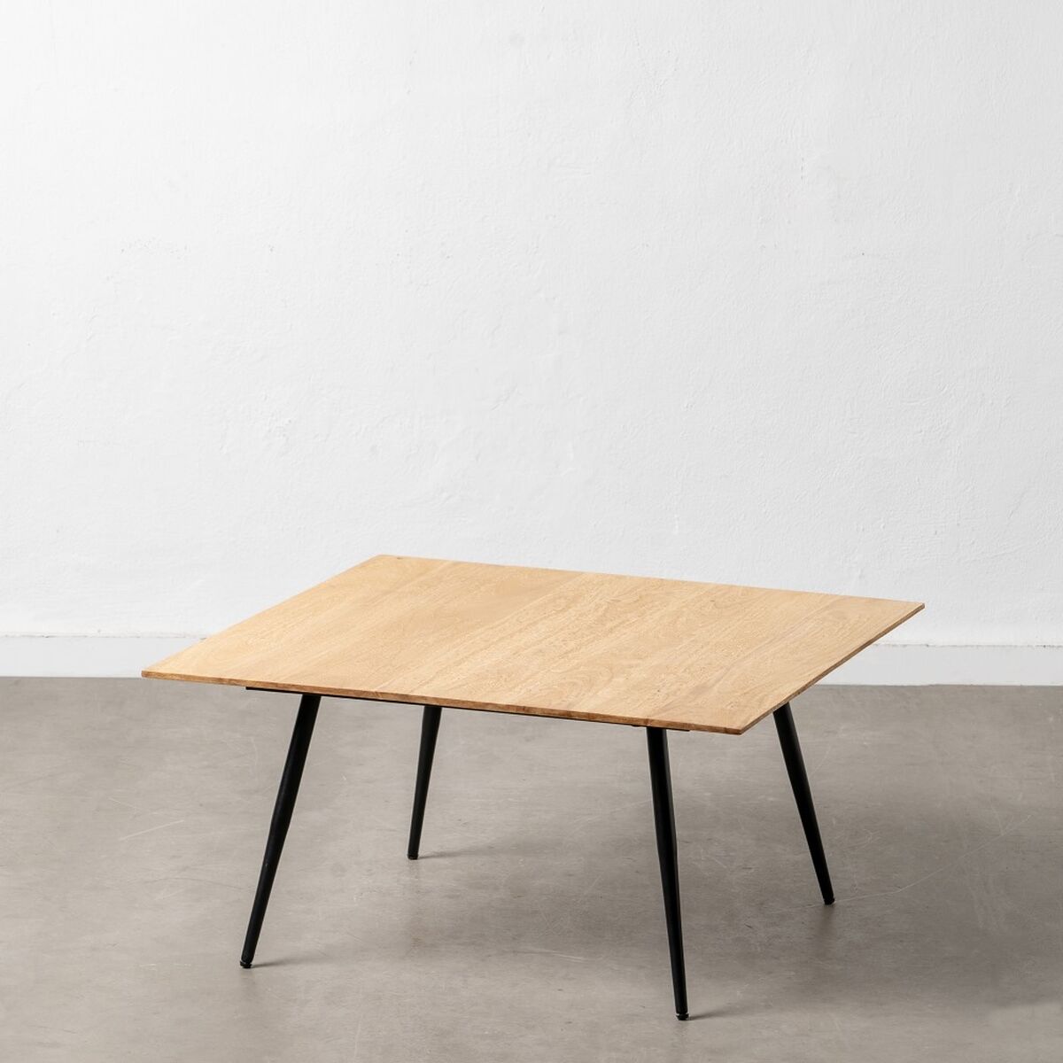 Soffbord Trä Järn 80 x 80 x 40 cm