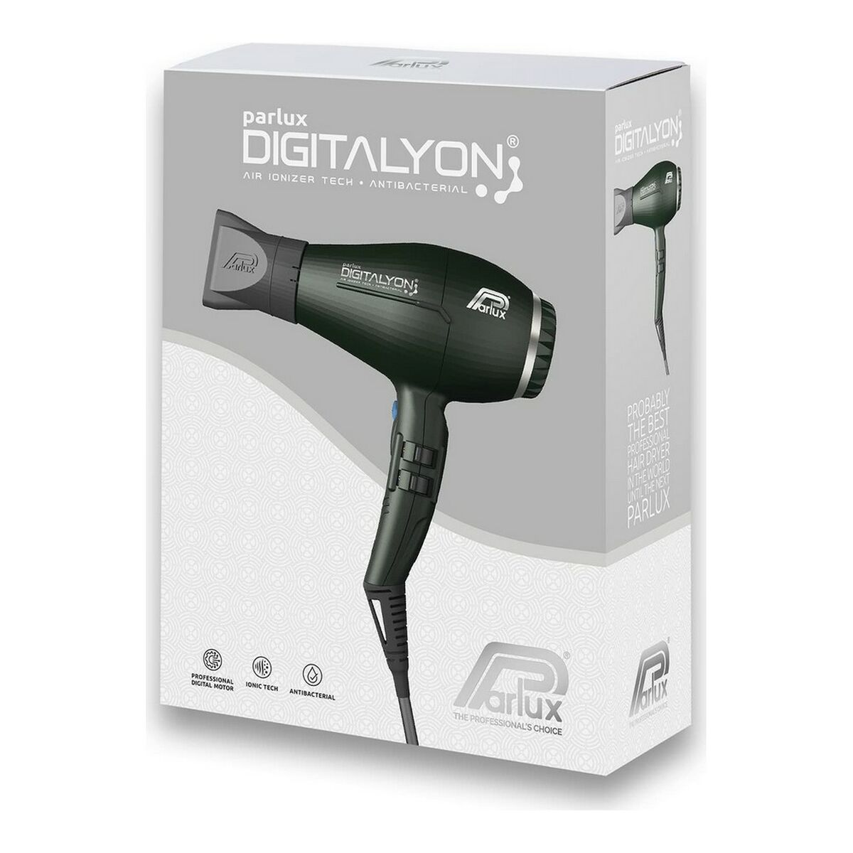 Hårtork Parlux Digitalyon Antracitgrå Jonisk - 2