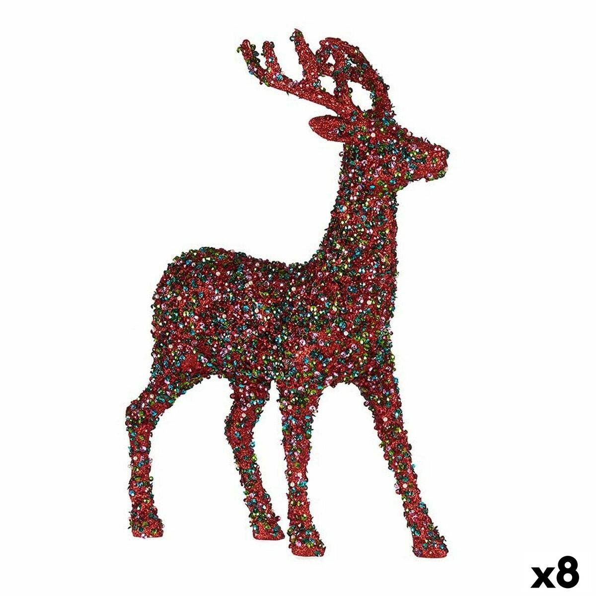 Julrenar Krist+ Multicolour Julrenar 15 x 45 x 30 cm Glitter (8 antal)