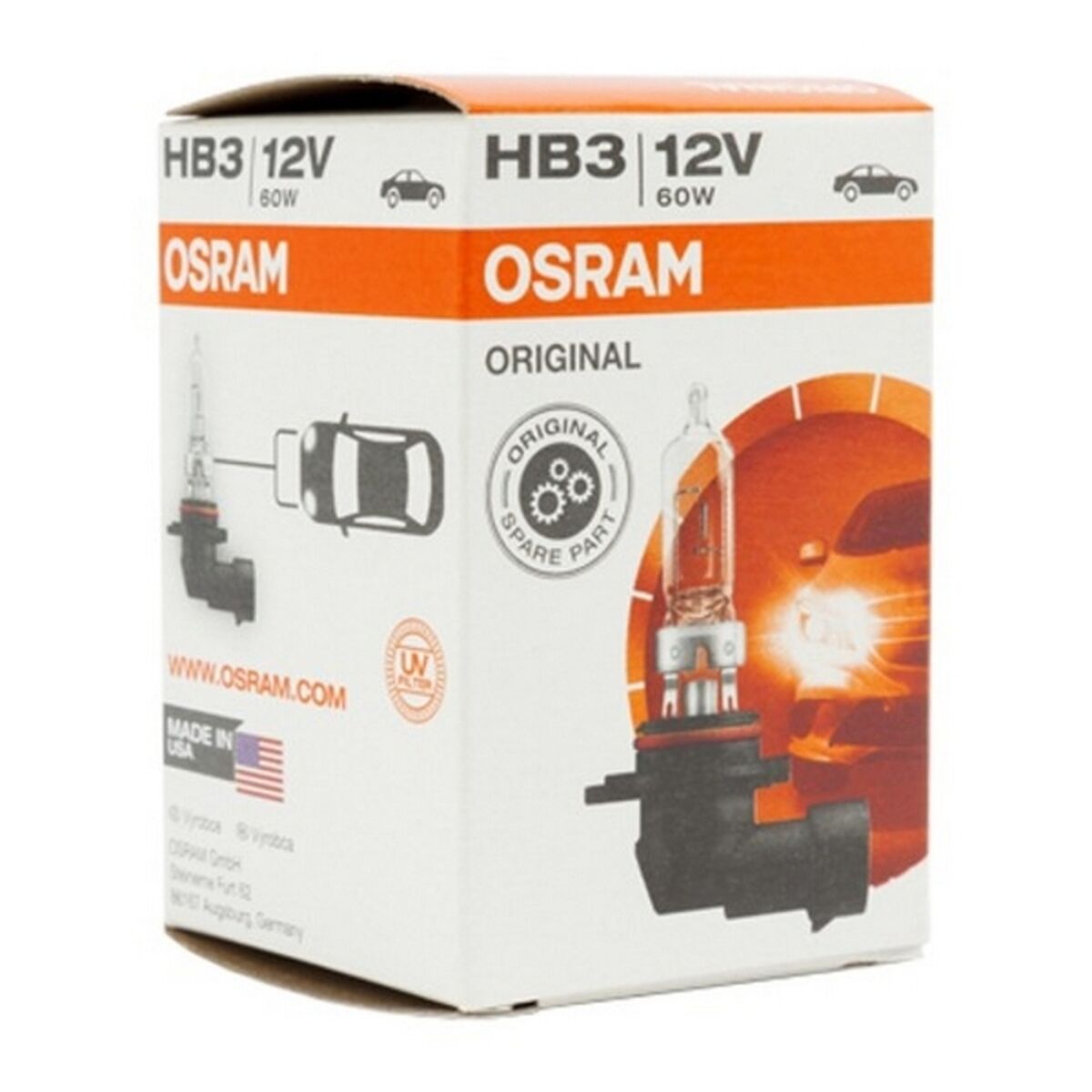 Glödlampa för bil Osram HB3 12V 60W - 2