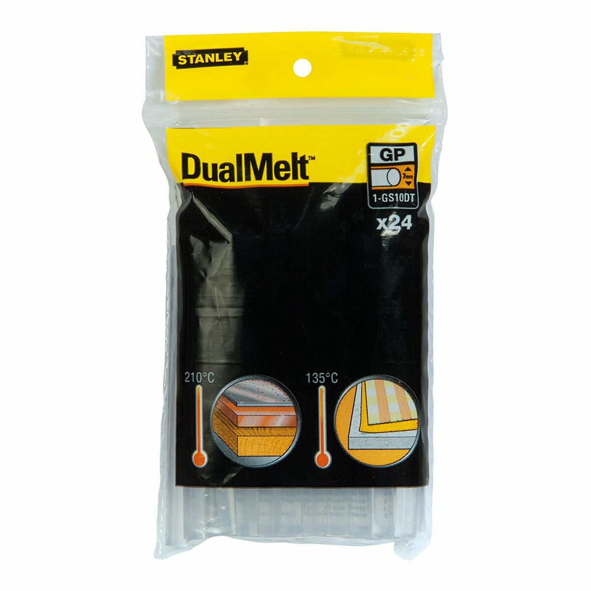 Smältlimstift Stanley Dual Melt 1-GS10DT Ø 7 x 100 mm (24 antal) - 2