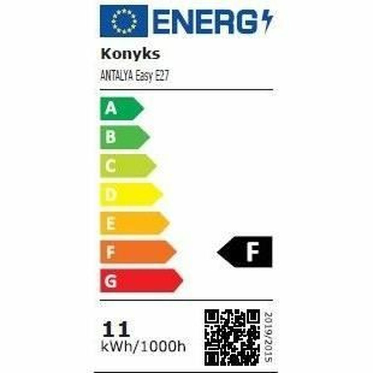 Smart-Lampa Konyks e27 Vit F (2700 K) (6500 K) - 4