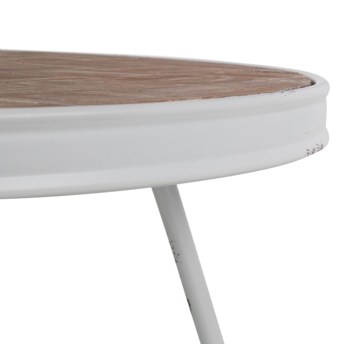 Soffbord Vit Naturell 74,5 x 74,5 x 38 cm - 10