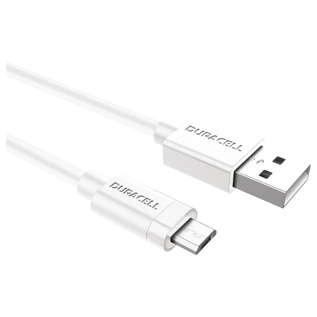 USB-kabel DURACELL USB5013W 1 m Vit (1 antal) - 2