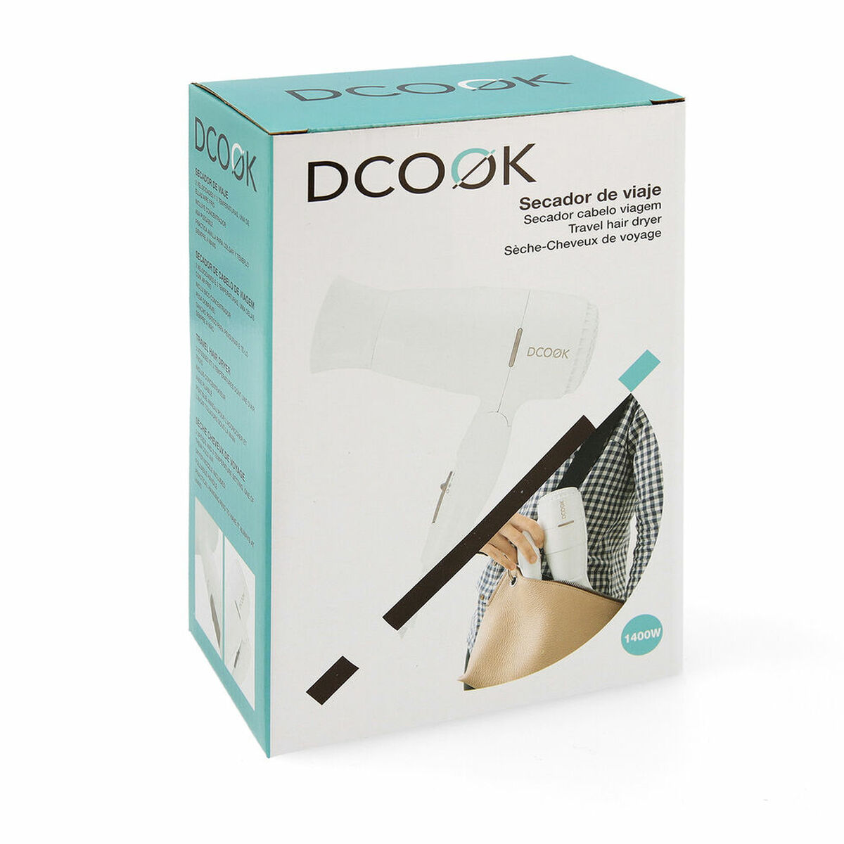 Hårtork Dcook Gallery Rosa 1400 W Resa - 7