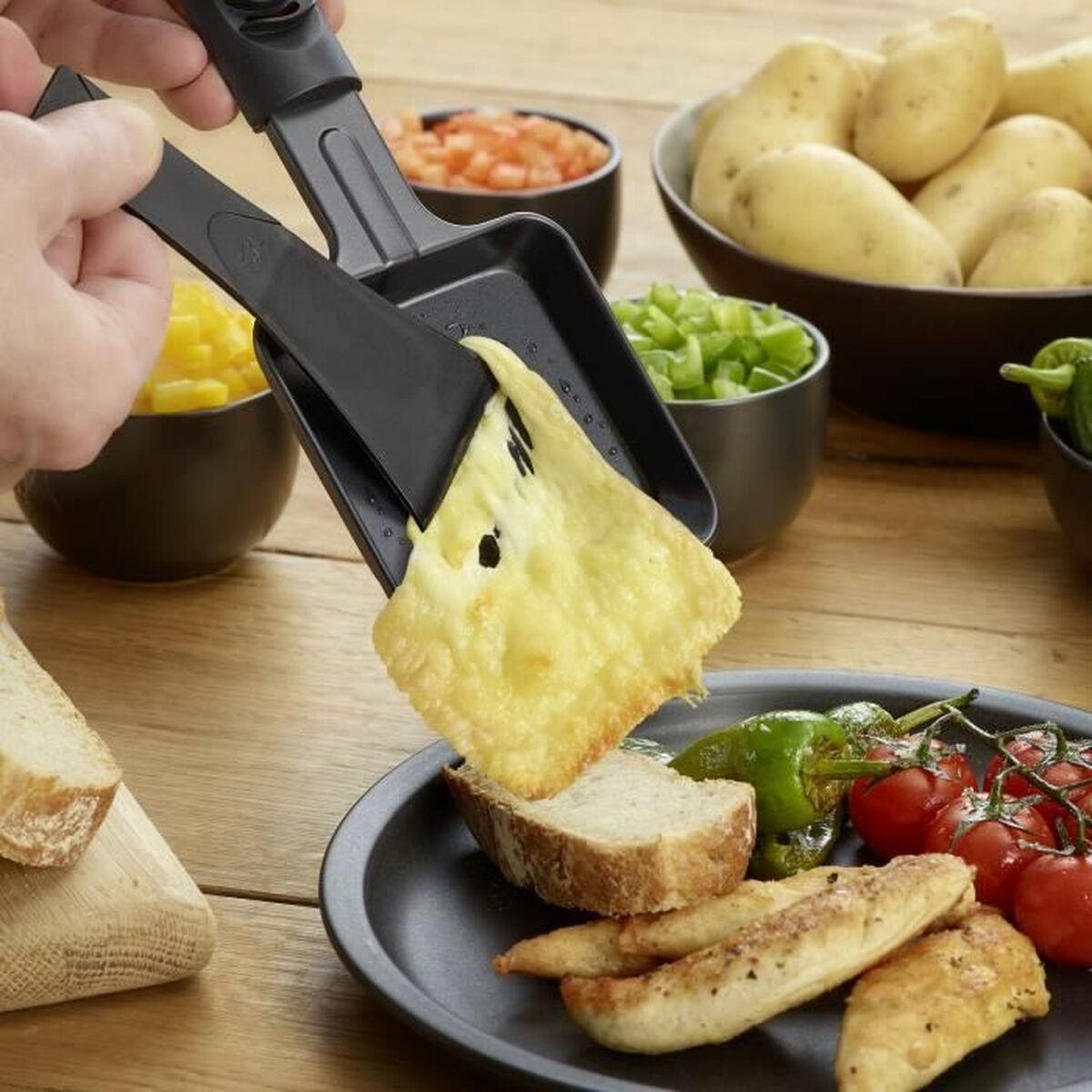 Raclette Severin RG9670 Svart noir 41,7 x 26,3 cm - 2