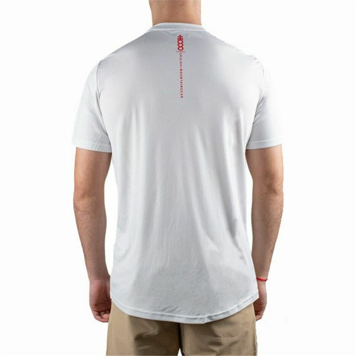 T-shirt med kortärm Herr +8000 Usame Vit - 2