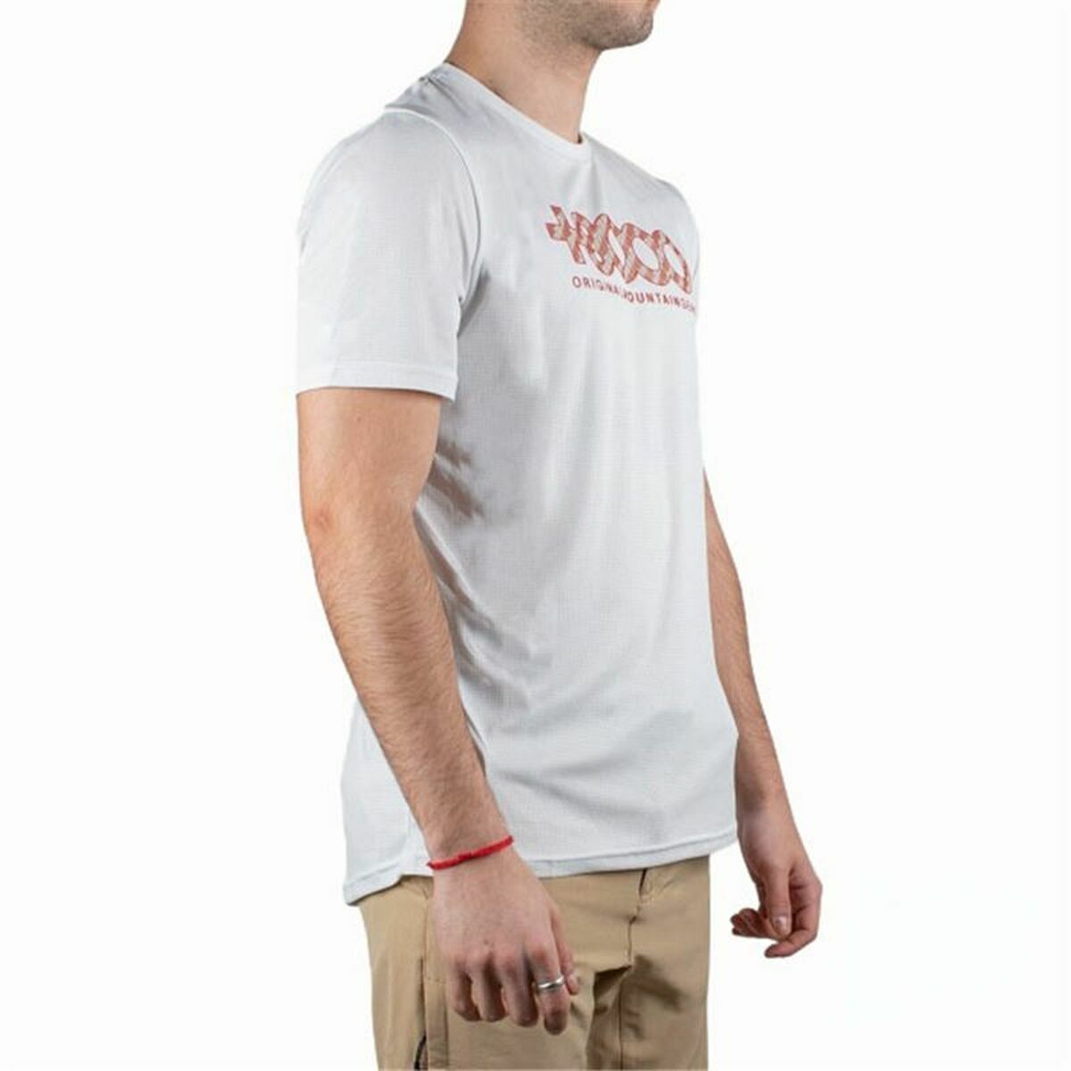 T-shirt med kortärm Herr +8000 Usame Vit - 4