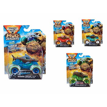 Monster Truck Monster Jam Mud Blasters 1:64 Blå