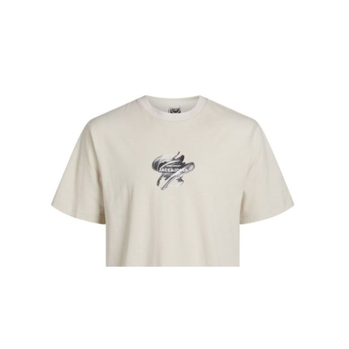 T-shirt med kortärm Barn Jack & Jones Jcotint Tee Ss Crew Beige - 2