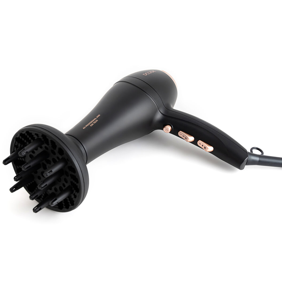 Hårtork Dcook Gallery Svart 2400 W - 3